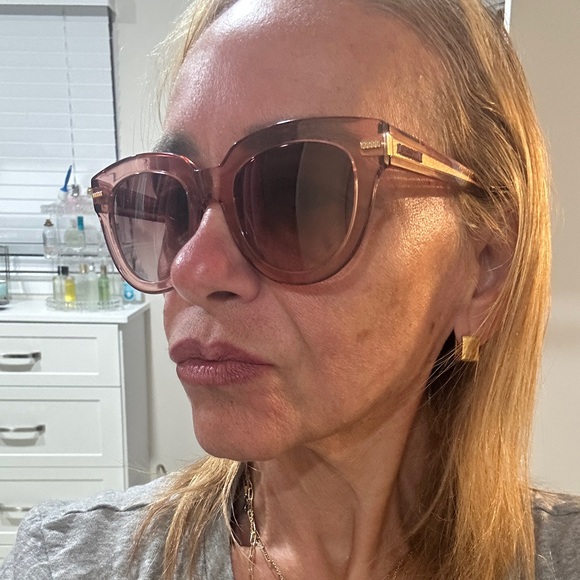 Missoni Pink Sunglasses with Gold Accents main image 12